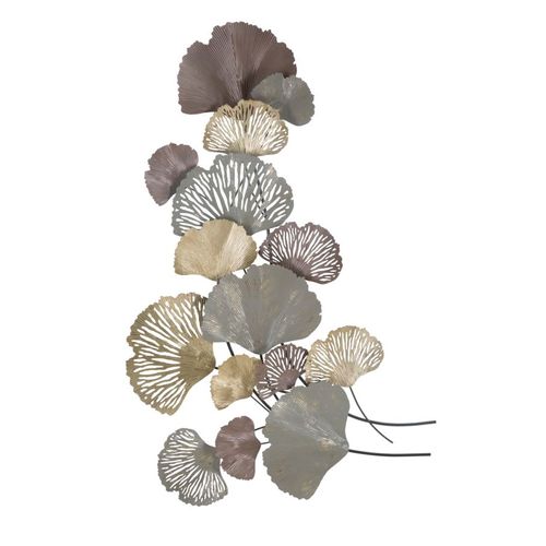 Panneau Mural En Fer 3d "nature Exotique" 76x126 Cm Pour Salon Et Bureau