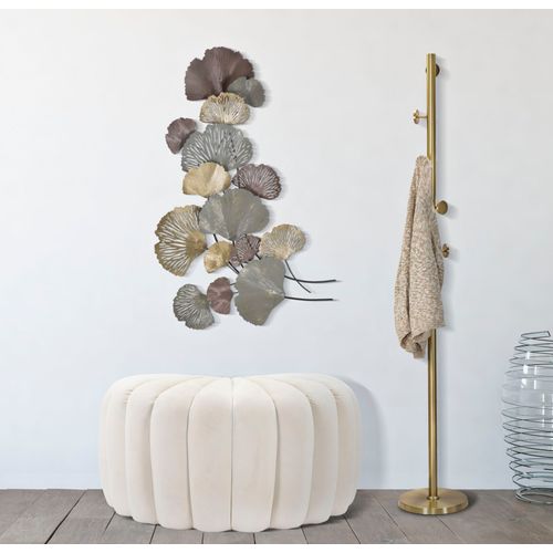 Panneau Mural En Fer 3d "nature Exotique" 76x126 Cm Pour Salon Et Bureau