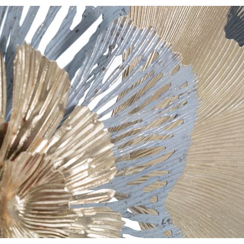 Panneau Mural En Fer 3d "nature Exotique" 131x56 Cm Pour Salon Et Chambre