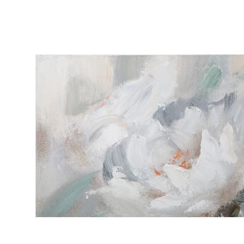 Tableau Mural Fleurs Crème 80x100 Cm Pour Salon Et Chambre