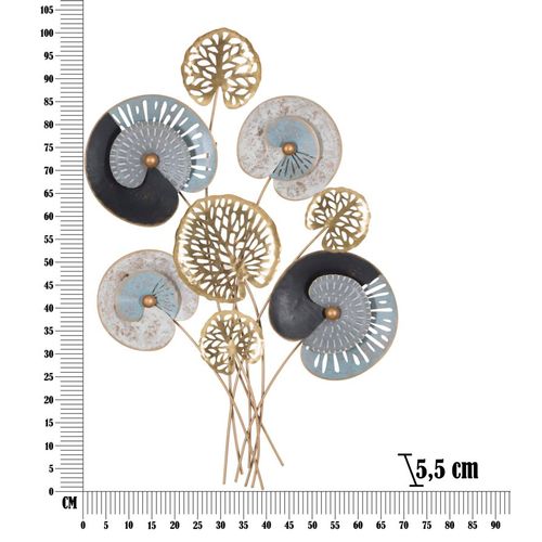 Panneau Mural Métal Gloth-c 70x102 Cm Pour Salon Et Bureau