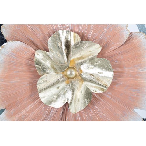 Panneau Mural 3d Fleurs Et Feuilles – Décoration Salon/chambre 93x7,5x53 Cm