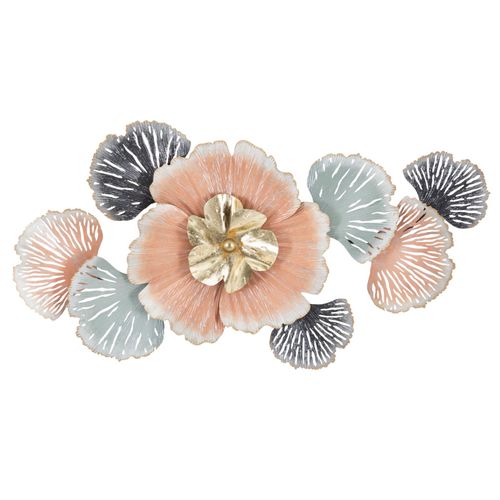 Panneau Mural 3d Fleurs Et Feuilles – Décoration Salon/chambre 93x7,5x53 Cm