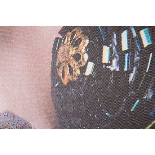 Impression Murale Artisanale Visage Féminin Lèvres 80x3,8x120 Cm Pour Salon