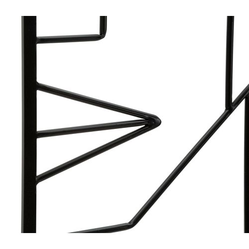 Panneaux Muraux Métal Tribal Visage Stylisé 2 Pièces - 60x1x80 Cm