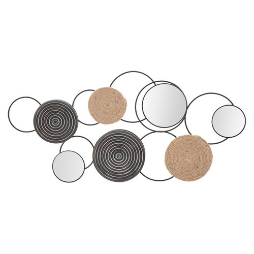 Panneau Mural Triby Style Ethnique Moderne Pour Salon 106,5x4,5x52 Cm