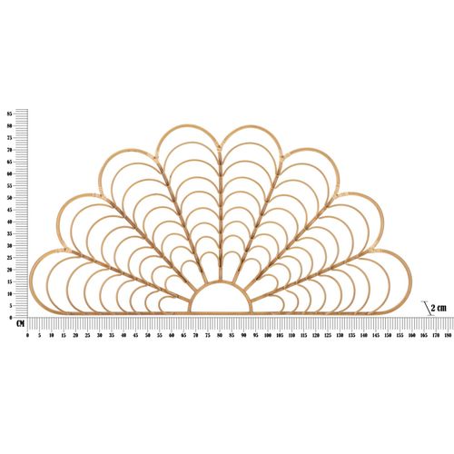 Panneau Mural Décoratif 3d En Fer Style Bohème Chic 160x2x80 Cm