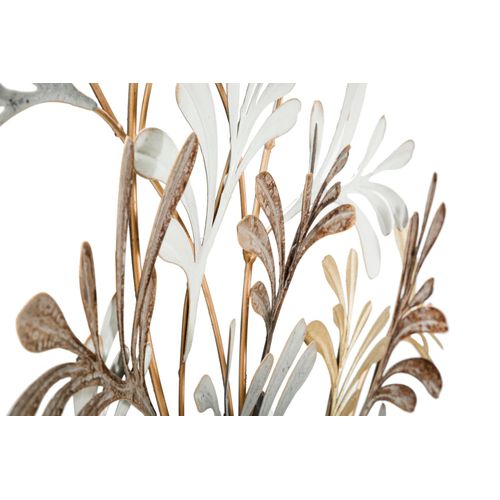 Panneau Mural Décoratif Métal Arbre Stylisé 97,2x8,9x100,3 Cm