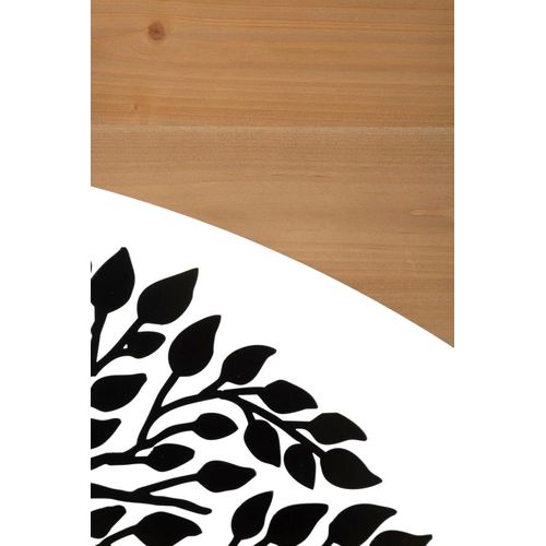 Panneau Mural 3d Arbre Majestueux Dans Cadre Style Coucher De Soleil - Set 3 Pièces