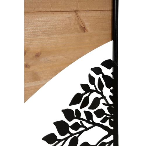 Panneau Mural 3d Arbre Majestueux Dans Cadre Style Coucher De Soleil - Set 3 Pièces