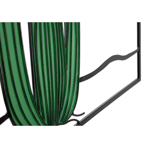 Panneau Mural 3d Cactus Métal Multicolore 60x33 Cm