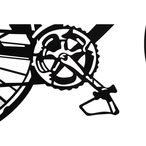 Panneau Mural 3d Vélo En Métal Multicolore Set 3 Pièces 40x60 Cm