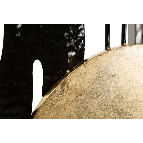 Panneau Mural Décoratif Cripton-b En Métal Géométrique 78x102 Cm