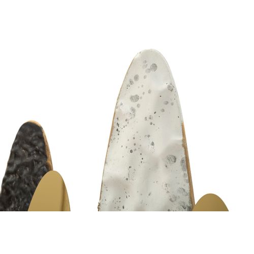 Panneau Mural Décoratif Oligram En Métal Design Abstrait 149x70 Cm