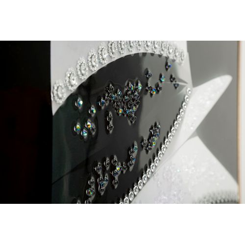 Toile Lacquée Marty -h- 62x92 Cm Au Style Glamour Et Élégant