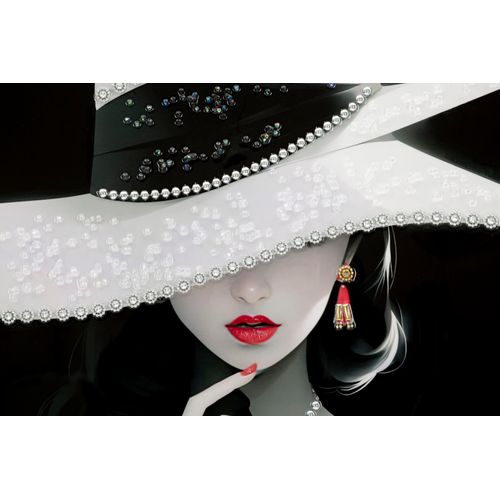 Toile Lacquée Marty -h- 62x92 Cm Au Style Glamour Et Élégant