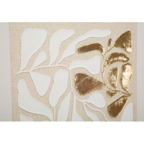 Toile Goldy Avec Corniche 50x70 Cm Motif Botanique Élégant