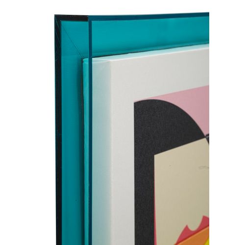 Toile Picassy Avec Cadre 50x70 Cm, Art Cubiste Moderne Et Coloré