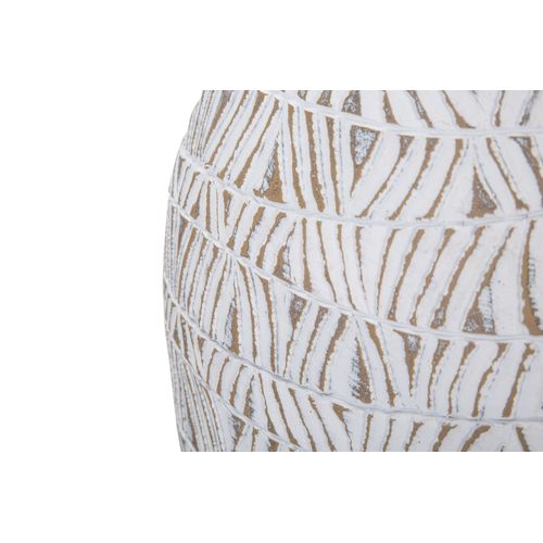 Vase En Polyresine Style Boho Chic Avec Motifs Géométriques Et Abstraits Élégants