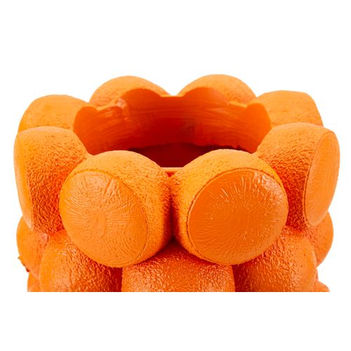 Vase Moderne En Résine Oranges Ø 19x28 Cm Décoration Originale Couleur Orange