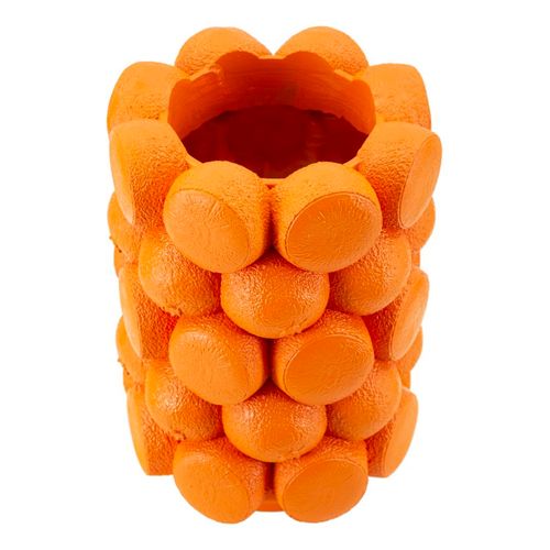 Vase Moderne En Résine Oranges Ø 19x28 Cm Décoration Originale Couleur Orange