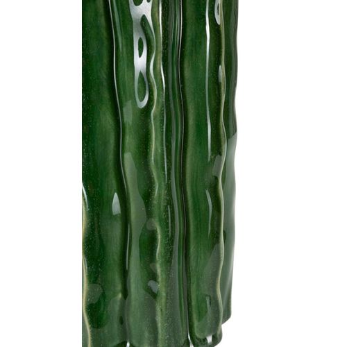 Vase Décoratif Cactus Vert En Céramique Moderne Ø11,5x23,5 Cm