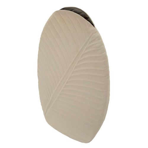 Vase Haut Dune En Fer 31x13x53,5 Cm Finition Crème Élégante