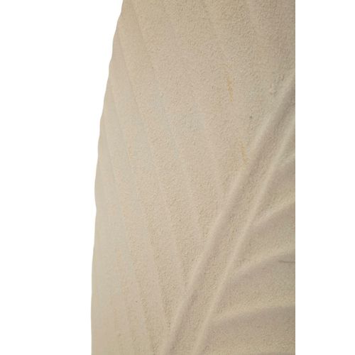 Vase Haut Dune En Fer 31x13x53,5 Cm Finition Crème Élégante