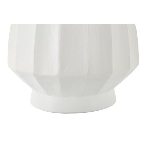 Vase Décoratif Glint Ø24x41 Cm En Mgo Blanc Style Moderne