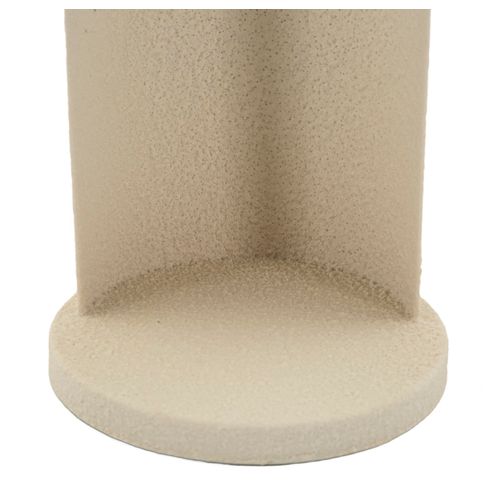 Bougeoir Ange Moderne En Fer Crème 12,5x10x30 Cm Symbole D’harmonie