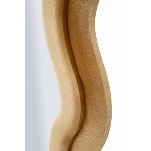 Miroir Mural 60x160 Cm Cadre Velours Doré Ondulé, Élégance Et Lumière