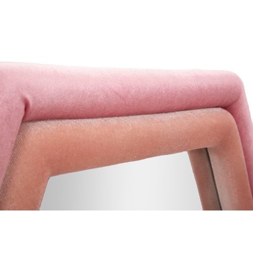 Miroir Mural Hexagonal 75x80 Cm Cadre Tissu Multicolore Pour Intérieur Moderne