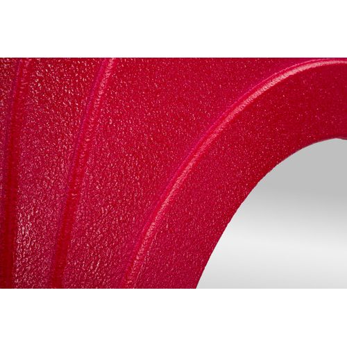 Grand Miroir Mural Fuchsia 90x165 Cm Aux Formes Sinueuses Modernes