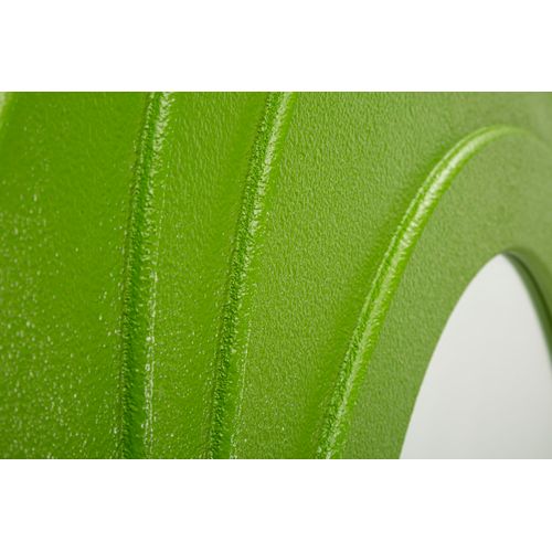 Grand Miroir Mural Vert 90x165 Cm Aux Formes Sinueuses Modernes