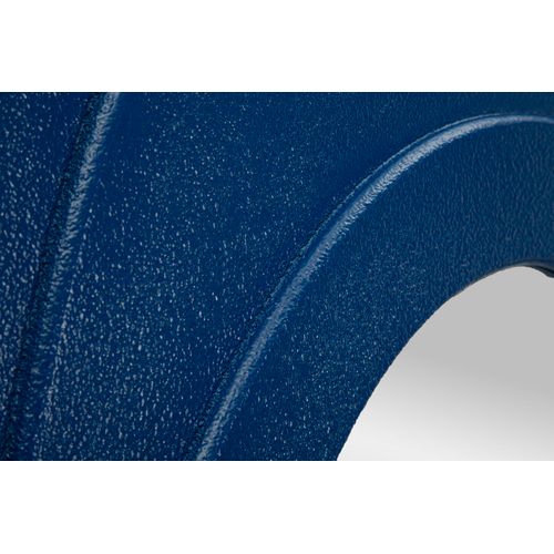 Grand Miroir Mural Bleu 90x165 Cm Design Moderne Aux Formes Sinueuses