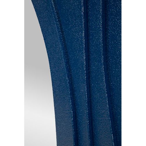 Grand Miroir Mural Bleu 90x165 Cm Design Moderne Aux Formes Sinueuses