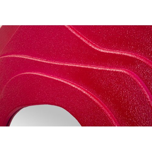 Miroir Mural Fuchsia 90x97 Cm Design Moderne Aux Formes Sinueuses