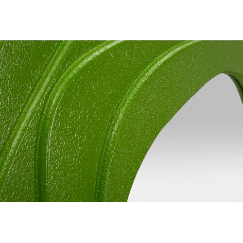 Miroir Mural Vert 90x97 Cm Design Moderne Aux Lignes Sinueuses