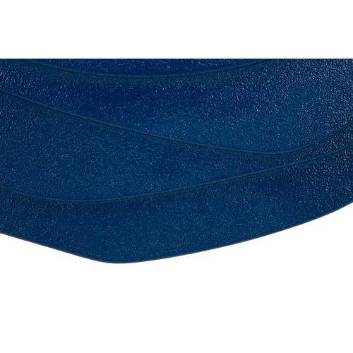 Miroir Mural Bleu 90x97 Cm Design Moderne Aux Lignes Sinueuses