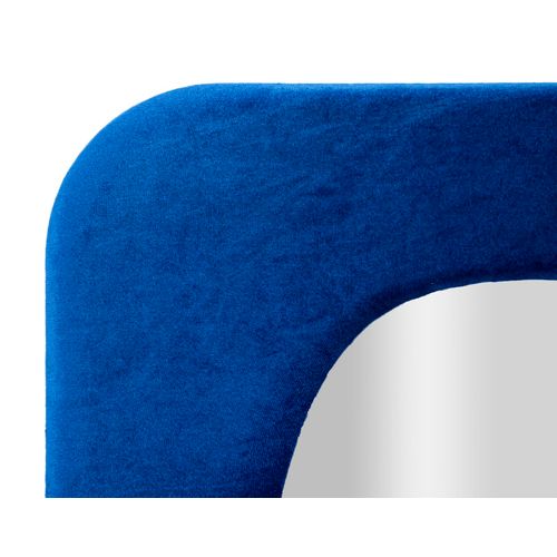 Miroir Mural Bleu Électrique 60x160 Cm Avec Cadre En Velours Chic
