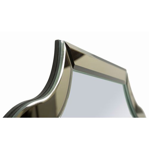 Miroir Mural Doré 85x100 Cm Au Cadre Raffiné Et Élégant