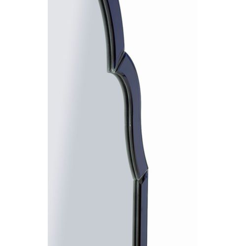 Miroir Mural Bleu 47x80 Cm Avec Cadre Profilé Élégant Et Moderne