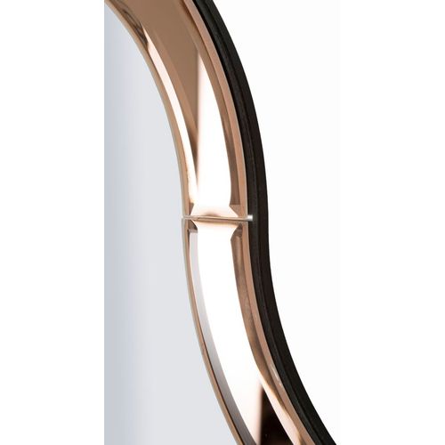 Miroir Mural Rose 62x100 Cm Avec Cadre Profilé Et Design Raffiné