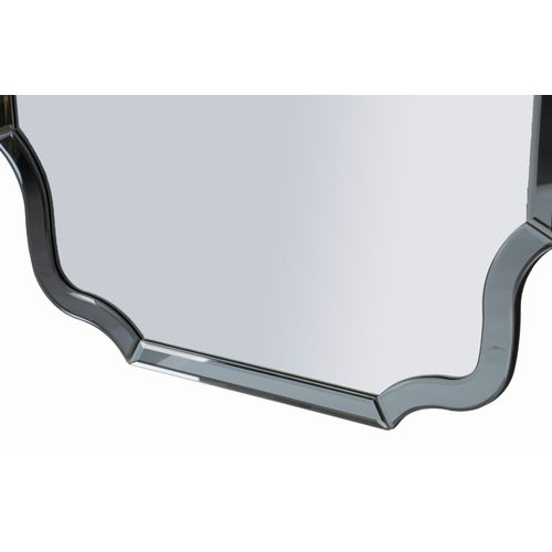 Miroir Mural Gris 60x90 Cm Rectangulaire Avec Cadre Raffiné Et Style Moderne