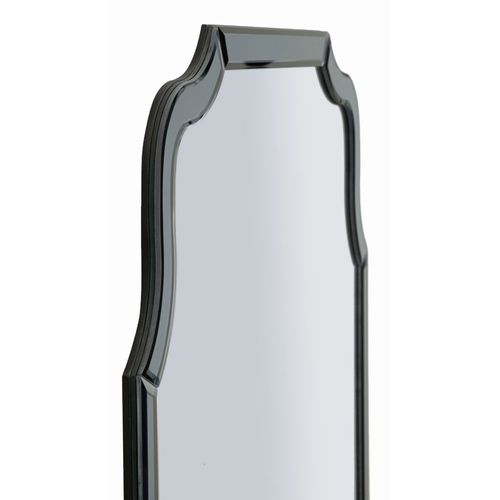 Miroir Mural Gris 60x90 Cm Rectangulaire Avec Cadre Raffiné Et Style Moderne