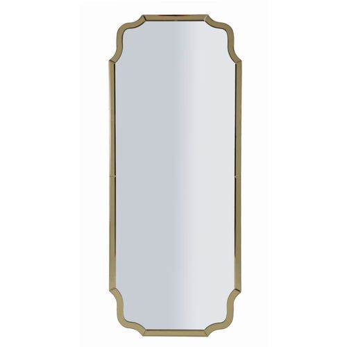 Miroir Mural Doré 60x150 Cm Rectangulaire Avec Cadre Raffiné Et Design Élégant