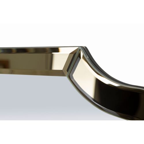 Miroir Mural Doré 60x90 Cm Rectangulaire Avec Cadre Raffiné Et Design Classique Moderne