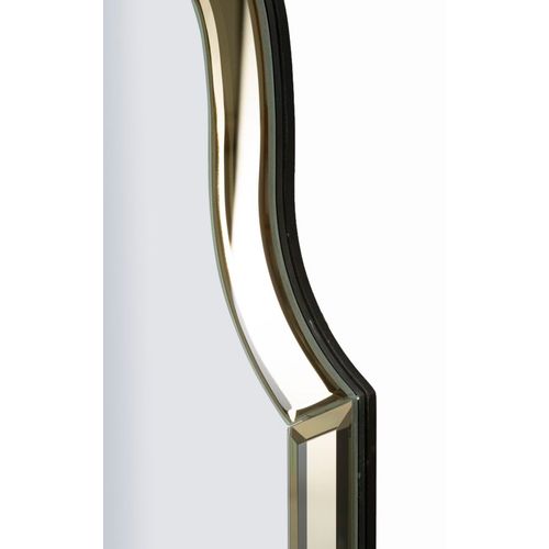 Miroir Mural Doré 60x90 Cm Rectangulaire Avec Cadre Raffiné Et Design Classique Moderne