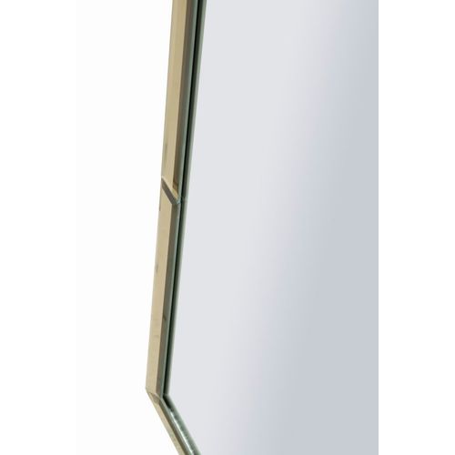 Miroir Mural Doré Rectangulaire 55x150 Cm Avec Cadre Raffiné Et Design Moderne