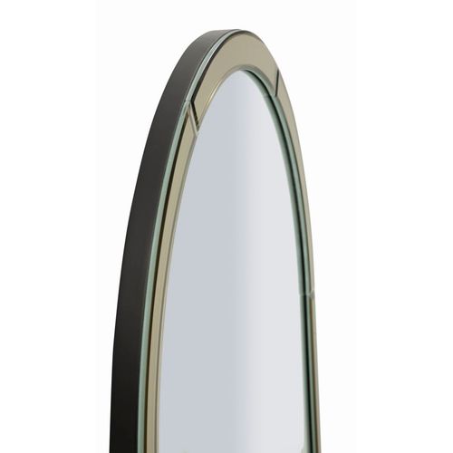 Miroir Mural Doré Rectangulaire 55x150 Cm Avec Cadre Raffiné Et Design Moderne